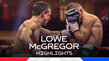 Highlights: McGregor gets the better of Lowe in featherweight title fight