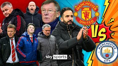 Man Utd managers first PL Manchester derby games! | Ferguson, Jose and more!