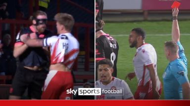 'WHAT was he thinking?!' | Northampton striker sees RED for two 'crazy' yellows!