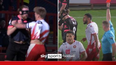 'WHAT was he thinking?!' | 'Scrap' and 'ridiculous' tackle leads to BONKERS red card!