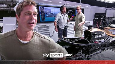 Brad Pitt invites us for a look around fictional APEX GP garage ahead of F1 movie