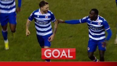 Another stunner from Wing! Curling effort from 30 yards puts Reading three ahead!