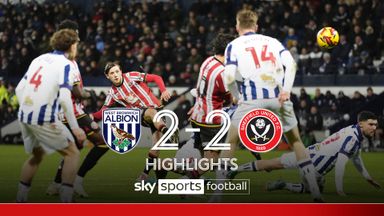 West Brom 2-2 Sheff Utd: Point puts Blades back on top