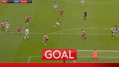 'No chance for the keeper! | Grant levels for West Brom against Sheffield Utd