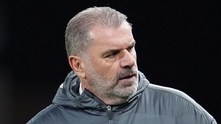 Tottenham Hotspur manager Ange Postecoglou following the Premier League match at the Vitality Stadium, Bournemouth. Picture date: Thursday December 5, 2024.
