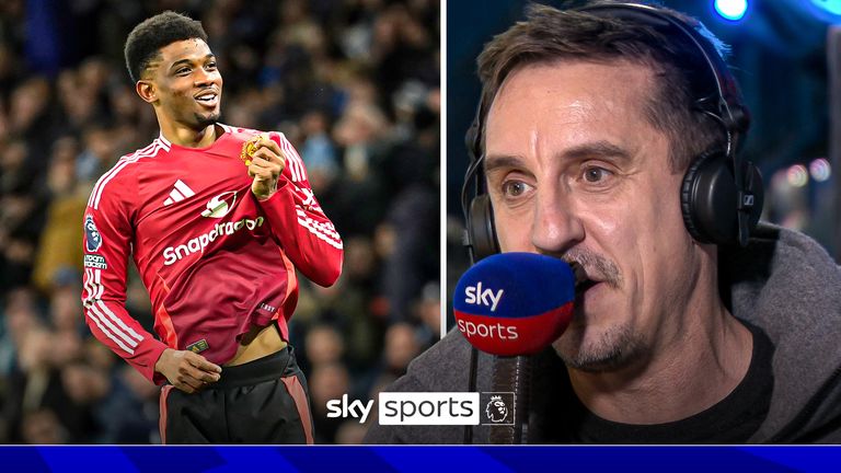 Gary Neville talks about Amad Diallo