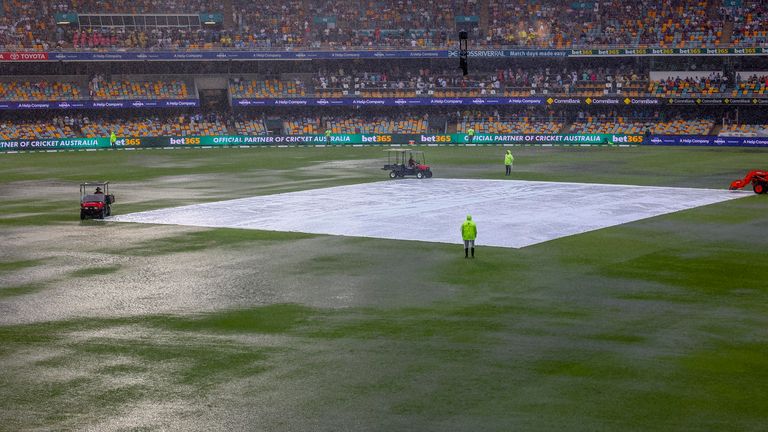 The Gabba during day one of the third Test between Australia and India (Associated Press)