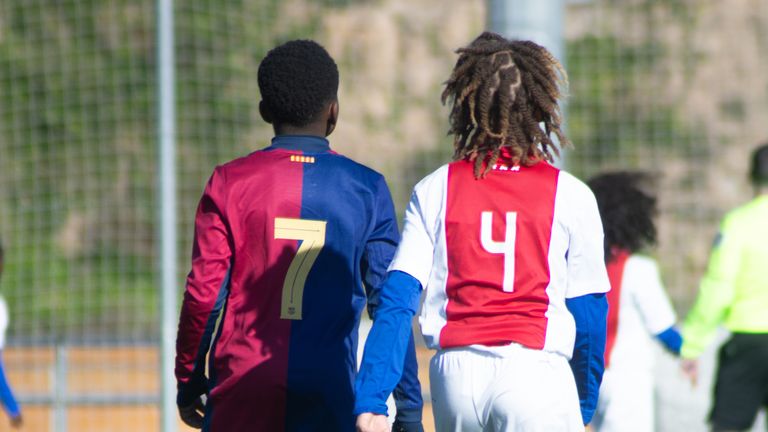 Barcelona and Ajax were represented at the Cruyff Football Tournament in Salou