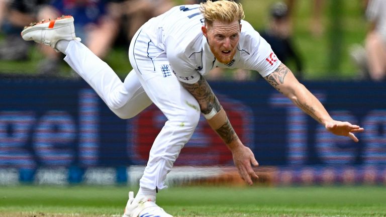 England captain Ben Stokes finished with figures of 1-86 after day one of the third and final Test against New Zealand