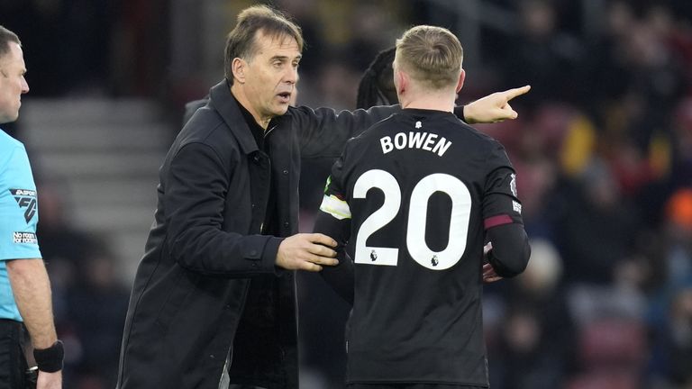 Jarrod Bowen a marqué son 48e but en Premier League, le plaçant au deuxième rang des meilleurs buteurs de West Ham en Premier League, seul Michail Antonio en marquant désormais plus (68).