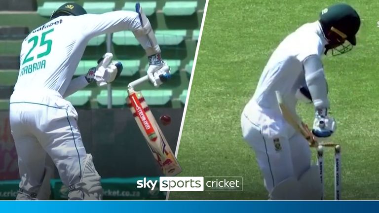 South Africa v Sri Lanka: Lahiru Kumara's LIGHTNING delivery breaks bat in half!