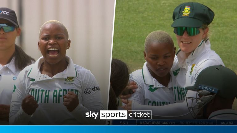 Watch how a dominant Nonkululeko Mlaba swept through England's order, taking four wickets and one run-out.