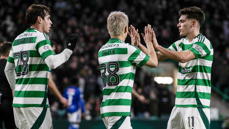 Daizen Maeda scored Celtic's fourth