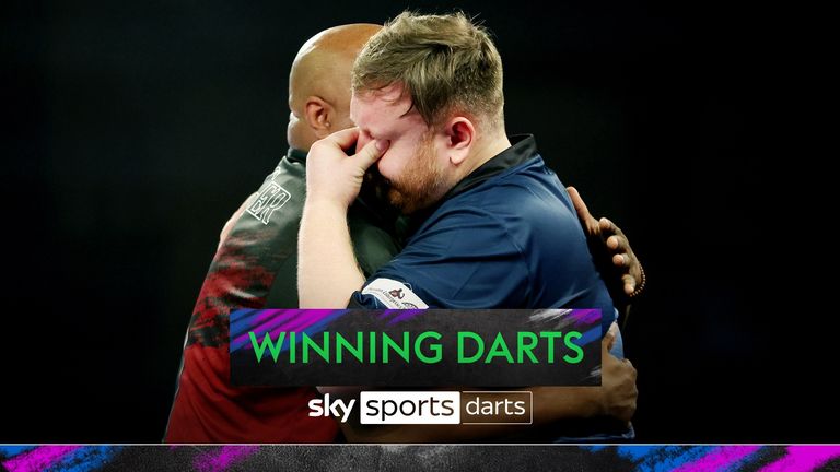 Cameron Menzies was visibly emotional after falling to a 3-1 loss at the hands of Leonard Gates at the World Darts Championship.