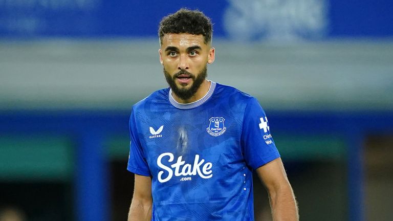 Dominic Calvert-Lewin during Everton vs Brentford