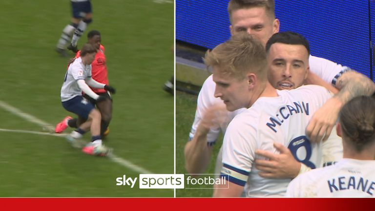 greenwood penalty - preston 2-1 Sheff wednesday