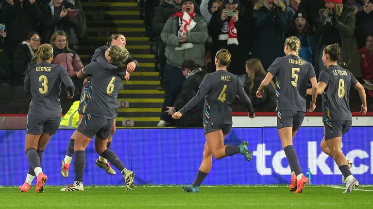 Grace Clinton has scored three goals in five caps for England