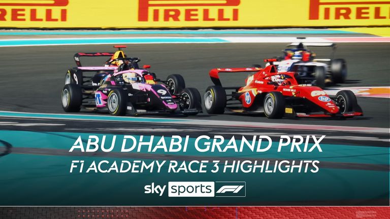 F1 Academy highlights Abu Dhabi