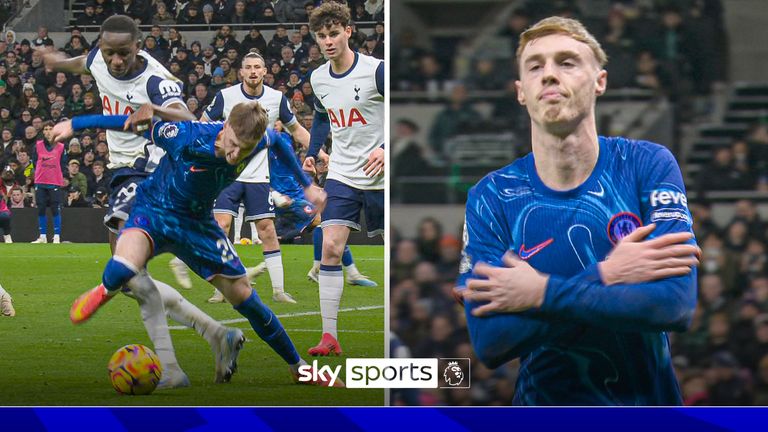 Tottenham v Chelsea: ICE COLD Cole Palmer nets second penalty to extend lead