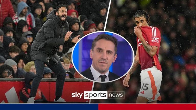 'Pick your best starting XI!' | Neville offers advice to Amorim amid Man Utd struggle