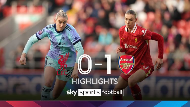 WSL match summary between Liverpool and Arsenal