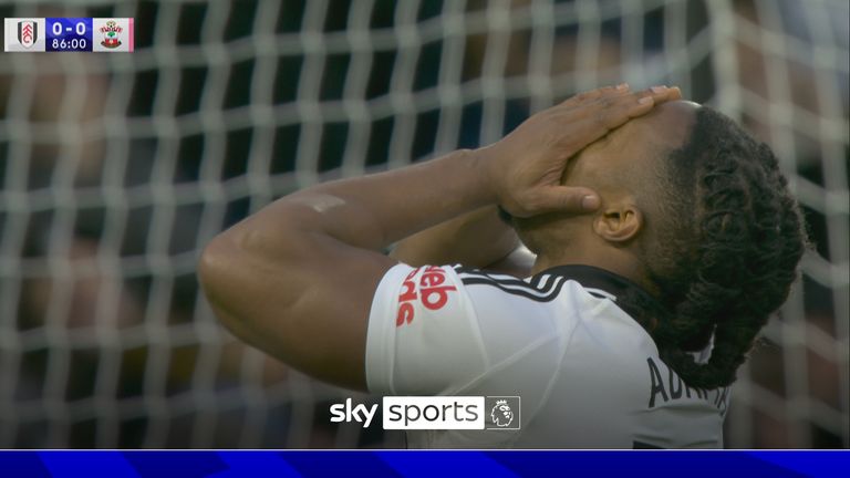 Traore inches away from putting Fulham ahead