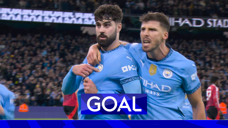 Gvardiol scores for Man City.