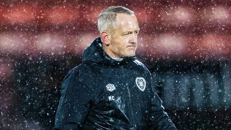 Hearts head coach Neil Critchley