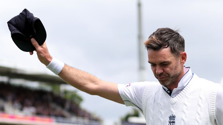 James Anderson retired from international duty at Lord's earlier this summer with 704 Test scalps to his name