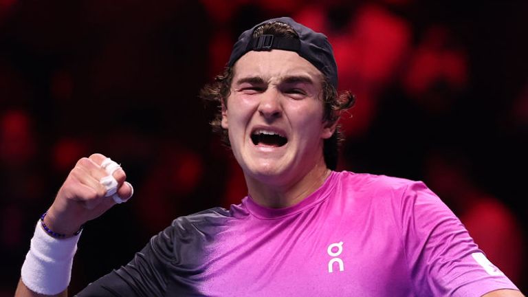 Brazilian teenager Joao Fonseca beat American Learner Tien to be crowned the ATP Next Gen Finals title on Sunday in Saudi Arabia