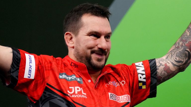 Jonny Clayton ahead of his match against Mickey Mansell during day nine of the Paddy Power World Darts Championship at Alexandra Palace, London. Picture date: Monday December 23, 2024.