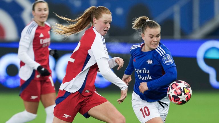 Katie Read made her first ever Champions League start in Thursday's win at Valerenga