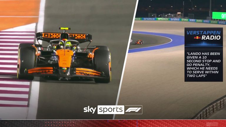 Lando Norris pen Qatar GP