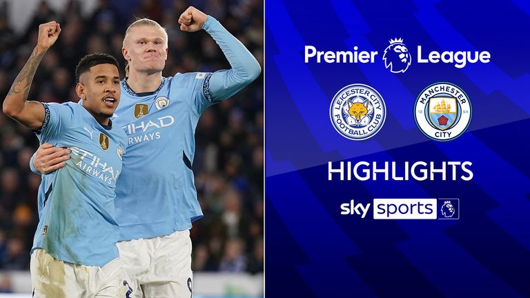 Leicester City 0-2 Manchester City | Premier League highlights