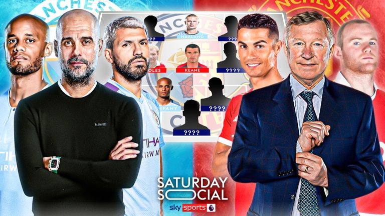 Sky Sports Saturday Social are joined by Buvey and Lyes to debate who makes the all time Man Utd & Man City combined line-up.