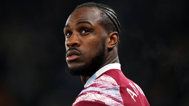 West Ham United's Michail Antonio during the Emirates FA Cup fourth round match at Pride Park, Derby in January 2023 (File pic)