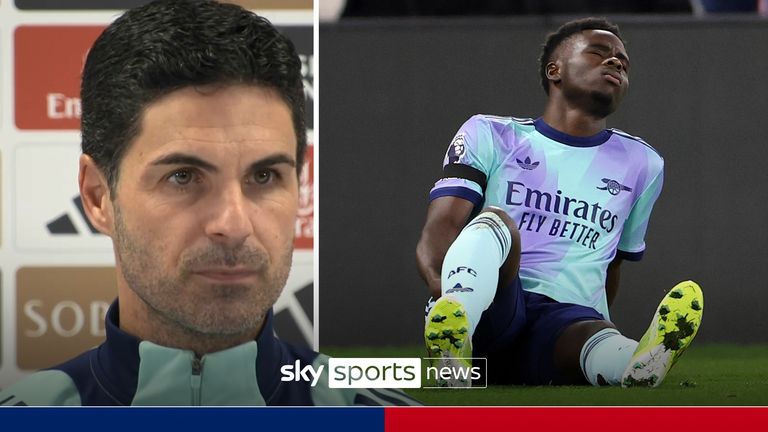 MIKEL ARTETA ON BUKAYO SAKA INJURY