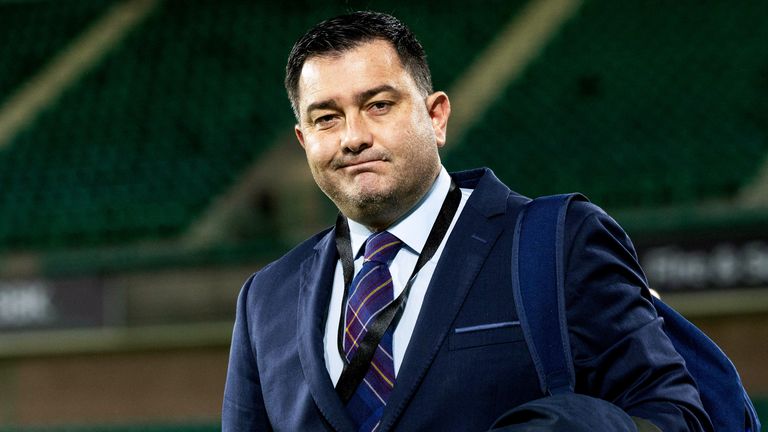 EDINBURGH , SCOTLAND - OCTOBER 29: Scotland Head Coach Pedro Martinez Losa during a UEFA Women's European Championship Qualifiers Play-off match between Scotland and Hungary at Easter Road, on October 29, 2024, in Edinburgh, Scotland.  (Photo by Craig Foy / SNS Group)