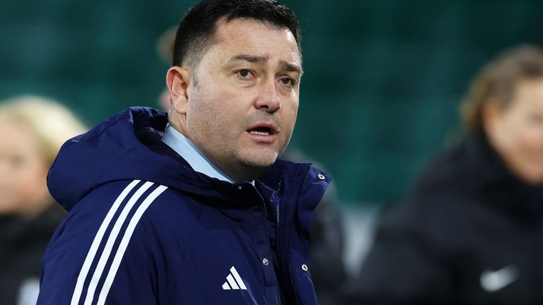 Pedro Martinez Losa, head coach of Scotland Women