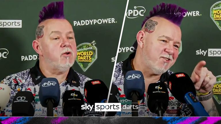 Peter Wright press conference 