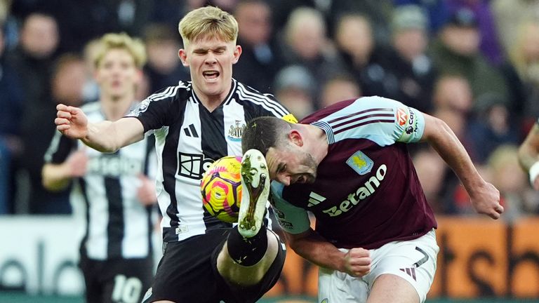Lewis Hall clashes with John McGinn