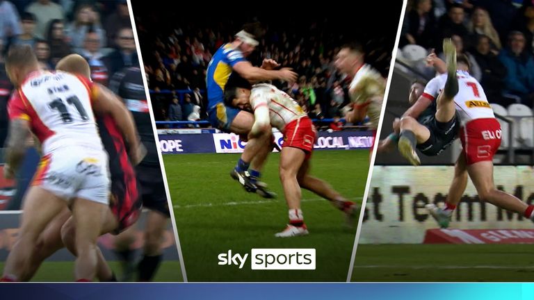 Check out the biggest hits from this year&#39;s Super League season.