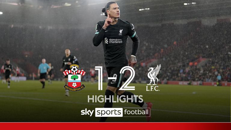 IKHTISAR PIALA CARABAO SOUTHAMPTON 1-2 LIVERPOOL