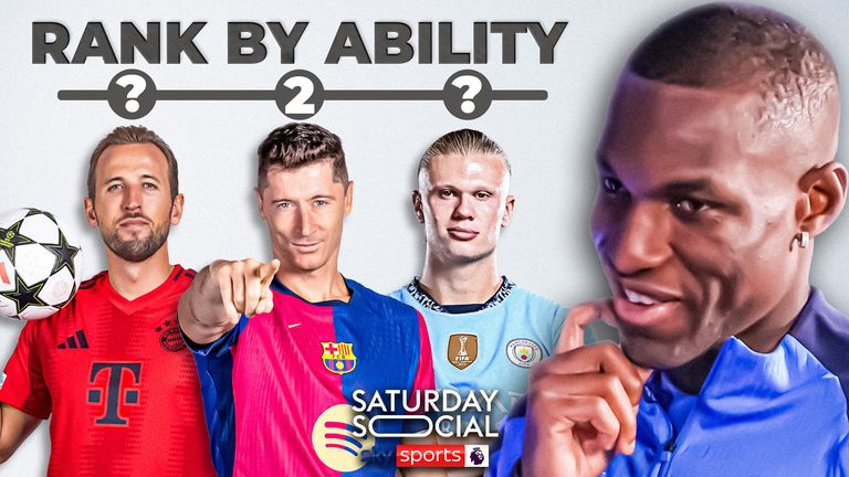 Nicolas Jackson takes on Saturday Social's RANKS, where he is tasked with ranking a number of different topics from 1 to 3, including the worlds best strikers, African legends, the quickest at Chelsea and more...