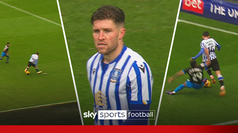 Sheffield Wednesday, water bottle, penalty miss.