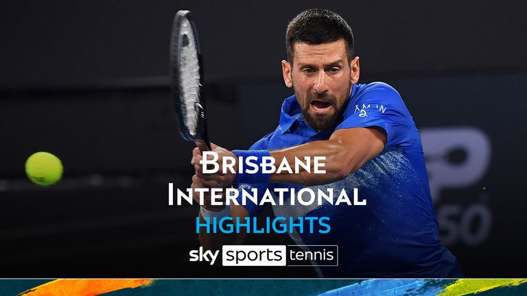 Novak Djokovic vs Rinky Hijikata | Brisbane International highlights