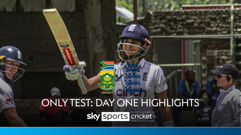 Watch the morning highlights from day one of the only Test in Bloemfontein between South Africa and England.