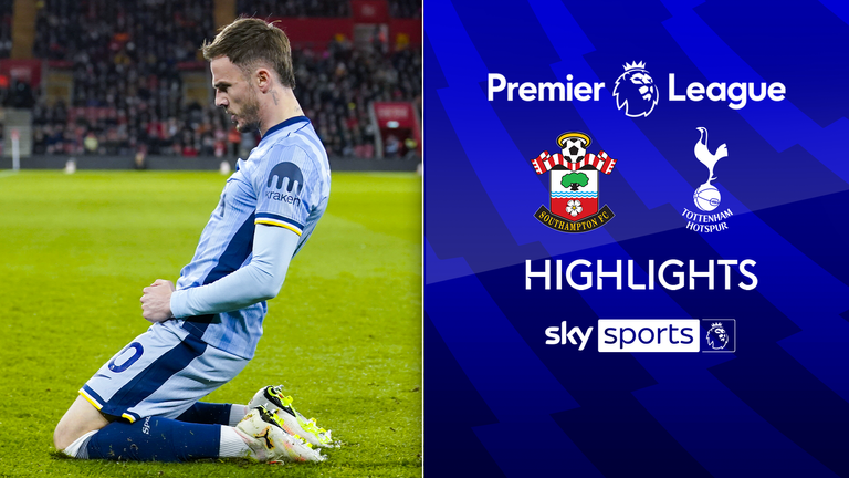 Southampton-Tottenham highlights.