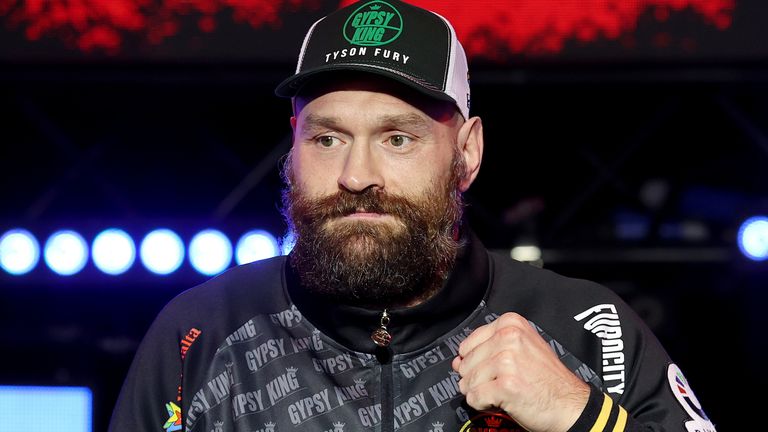 Tyson Fury grand arrivals