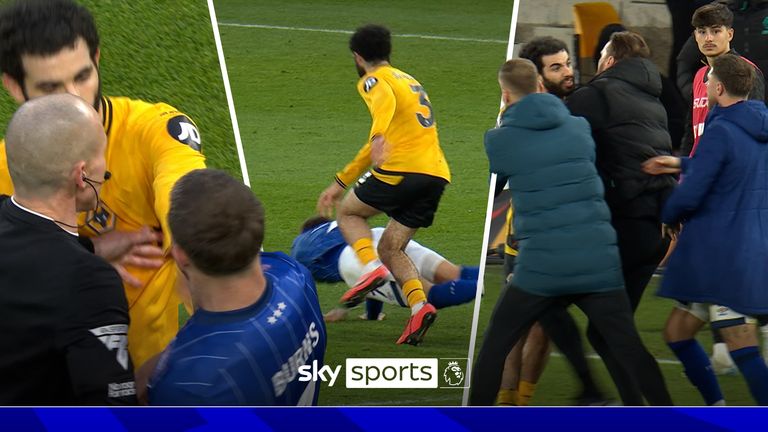 Rayan Ait-Nouri and Wes Burns locked horns through Wolves' and Ipswich's match which was a must when for both sides, with emotions high the two players share fierce exchanges through the match resulting in the Wolves man being sent-off. 